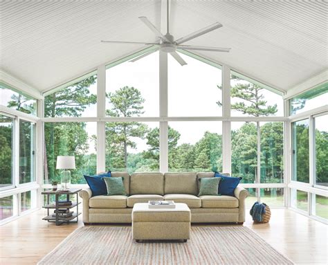 Champion window sunroom  Whereas a traditional room addition likely has one or two windows, a sunroom generally has an expanse of windows on three sides, along with a glass door that seamlessly blends in